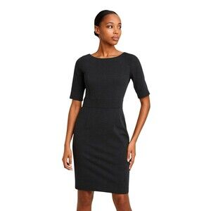Trina Turk Dark Gray Knit Dress Size Small